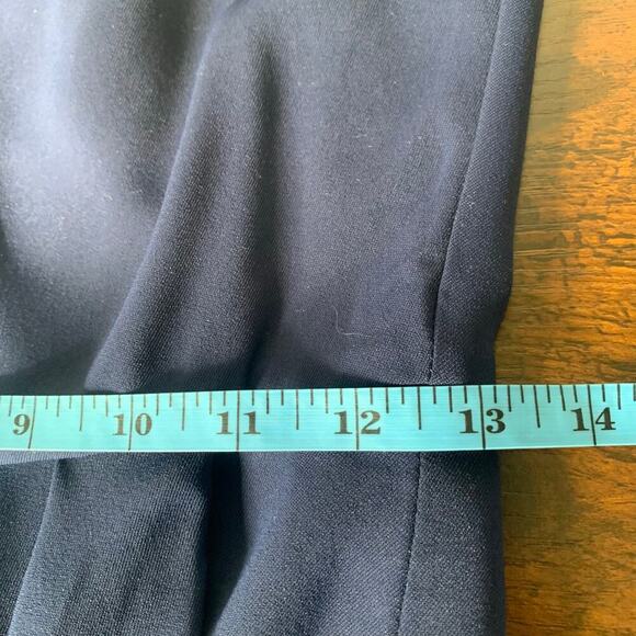 AAkaa Navy Blue Strapless Tulip Dress Size Medium - Picture 10 of 11